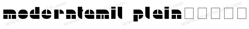 Moderntamil Plain字体转换